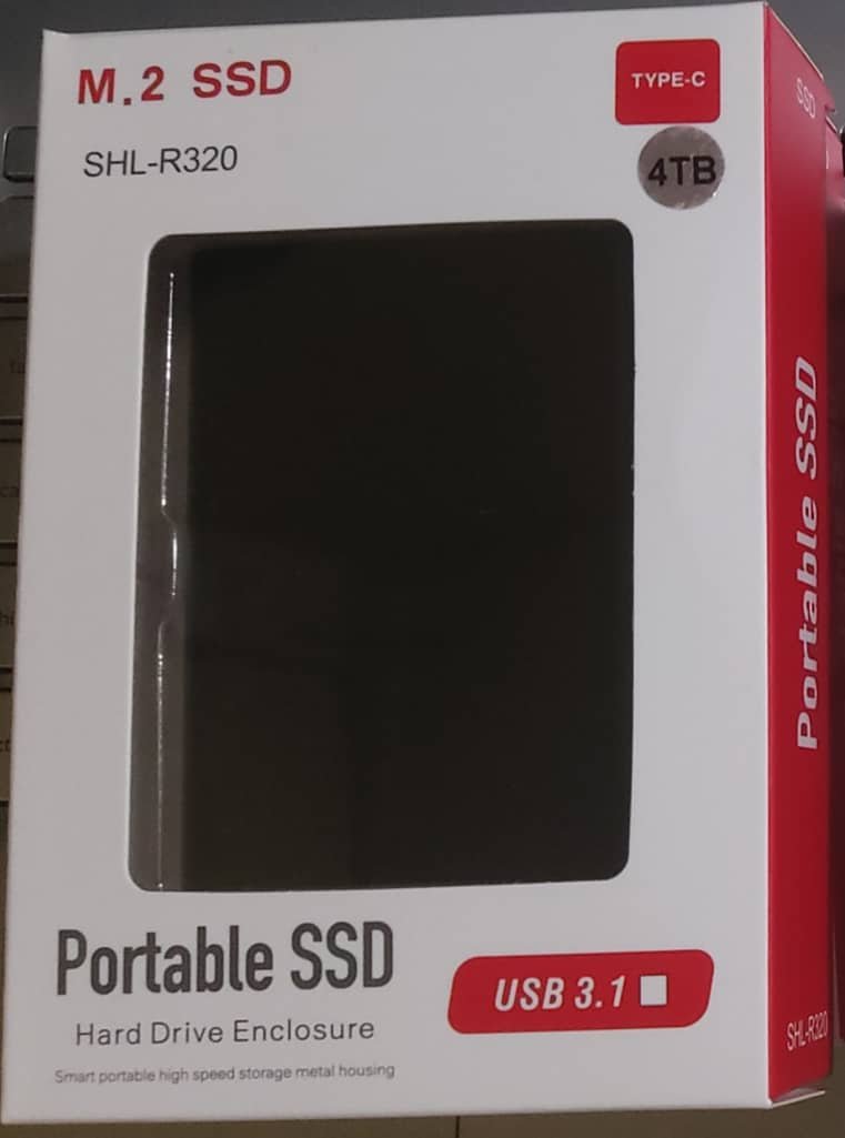 Disque dur externe SSD 4TB
